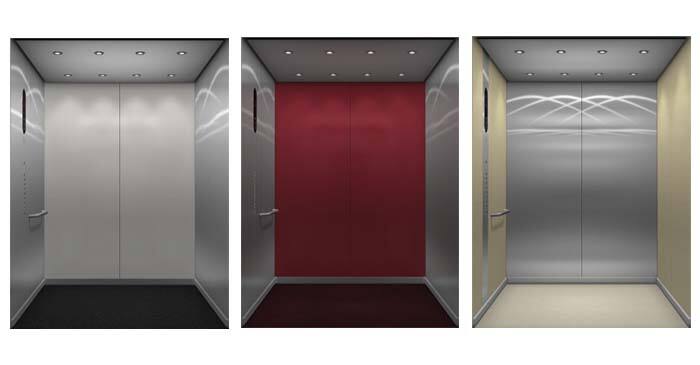 Streamlined car interior designs